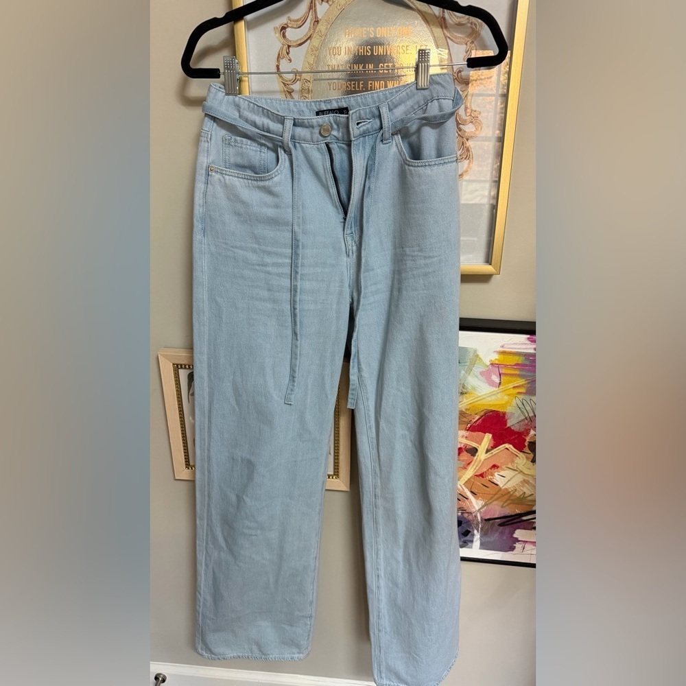 Buffalo David Bitton Light Blue Flare Jeans - Picture 2 of 2